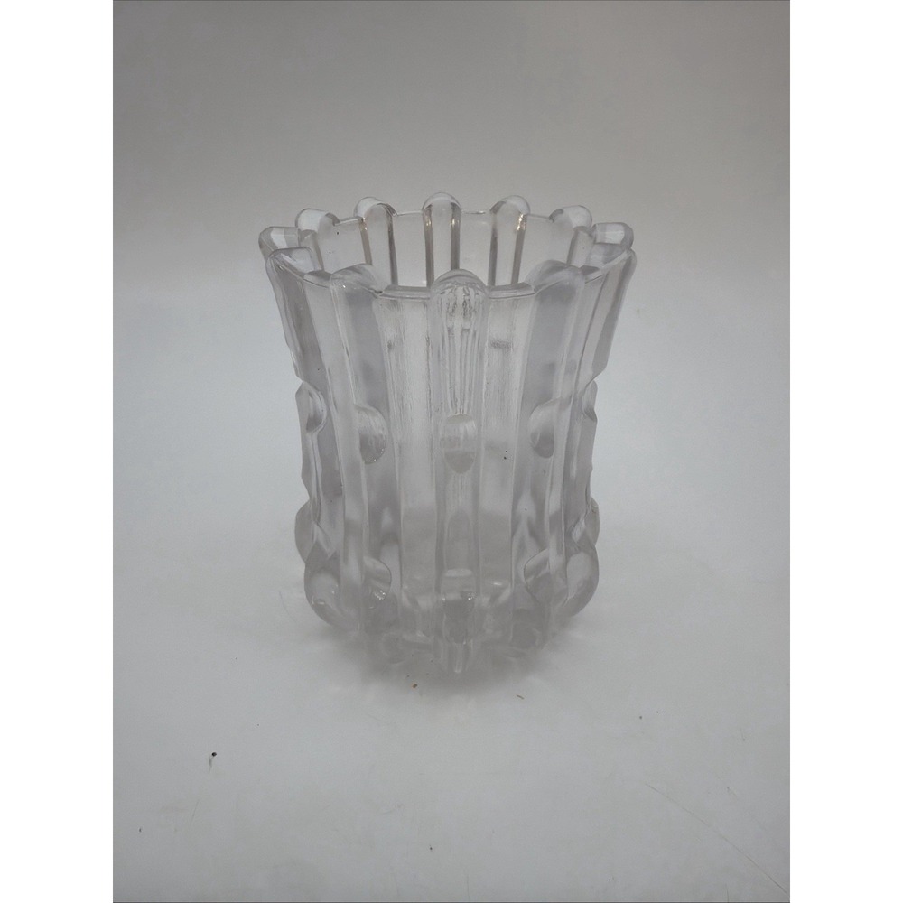 Antique EAPG United States Glass Broken Column Pattern Celery Vase